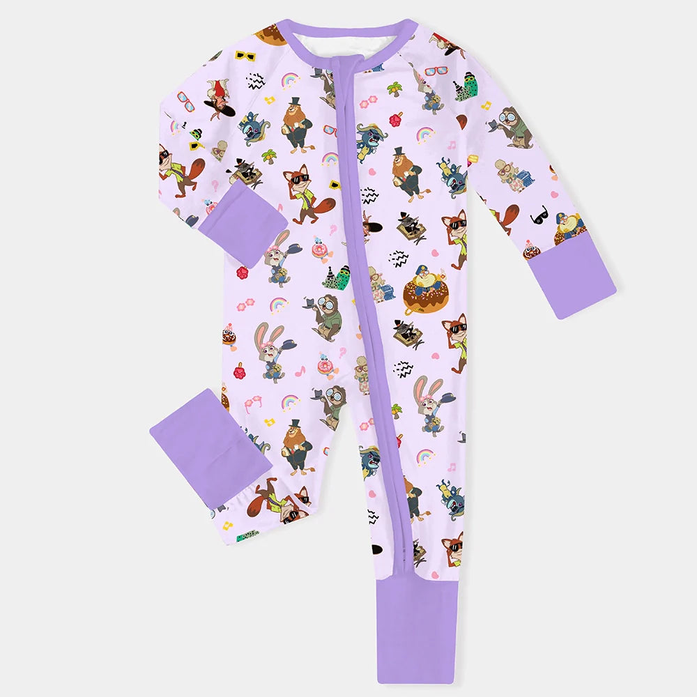 Crazy Zoo Mom&Me Bamboo Family Short Matching Pajamas