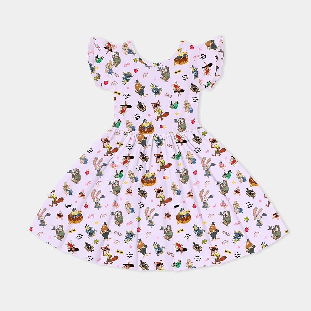 Crazy Zoo Kids Bamboo Short Sleeves Dress