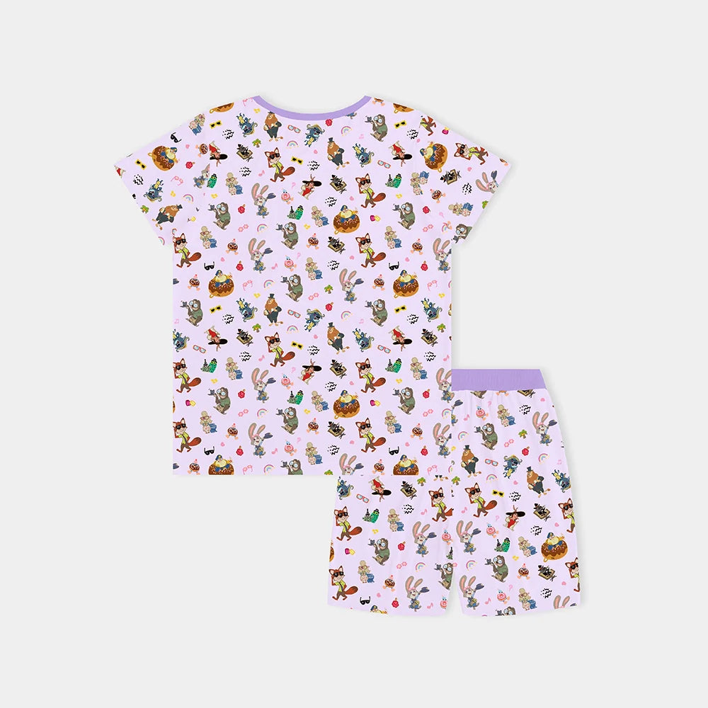 Crazy Zoo Dad&Me Bamboo Family Short Matching Pajamas