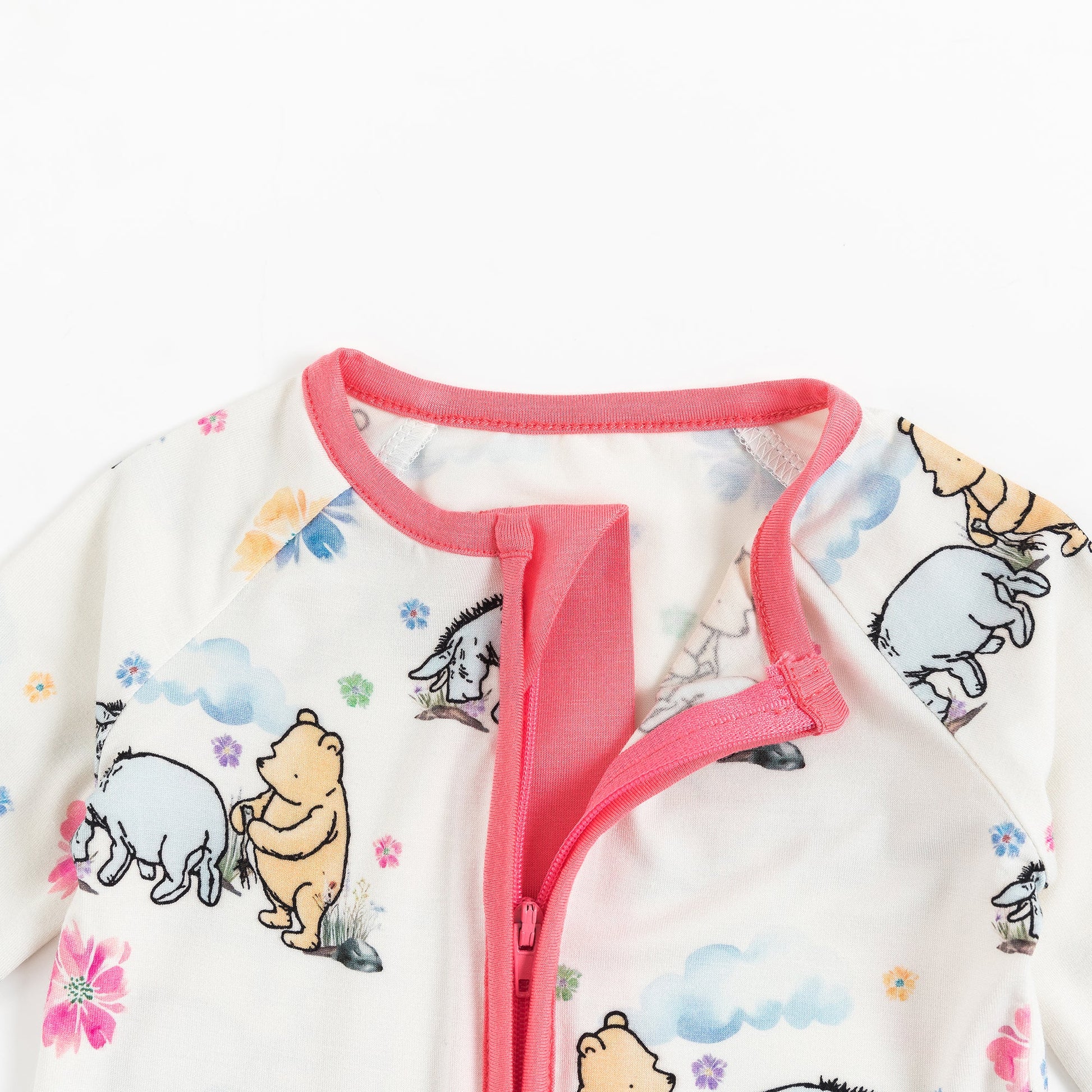 Valentine’s Day Sale Cartoon Bears & Donkeys Pattern Bamboo Baby Pajama