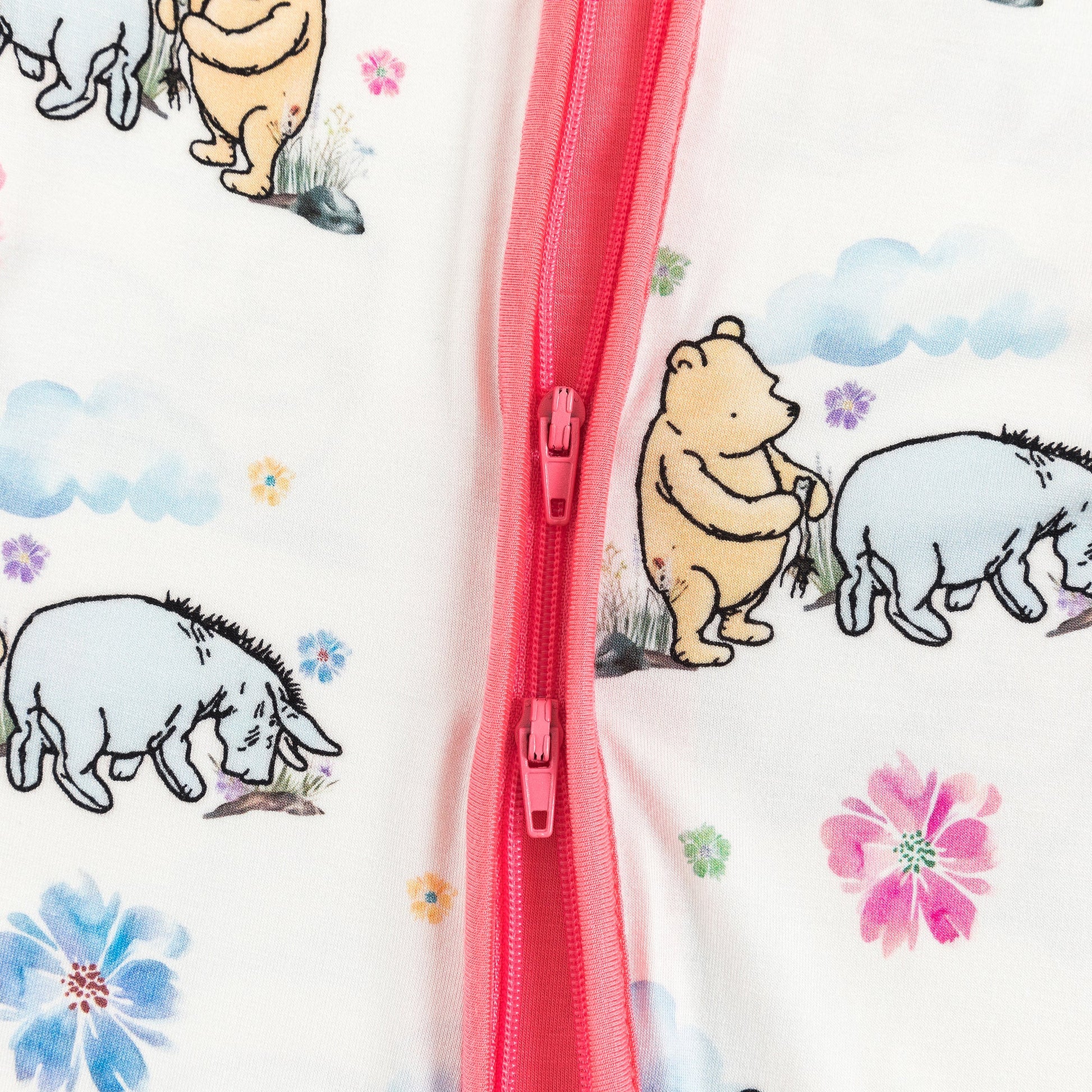Valentine’s Day Sale Cartoon Bears & Donkeys Pattern Bamboo Baby Pajama