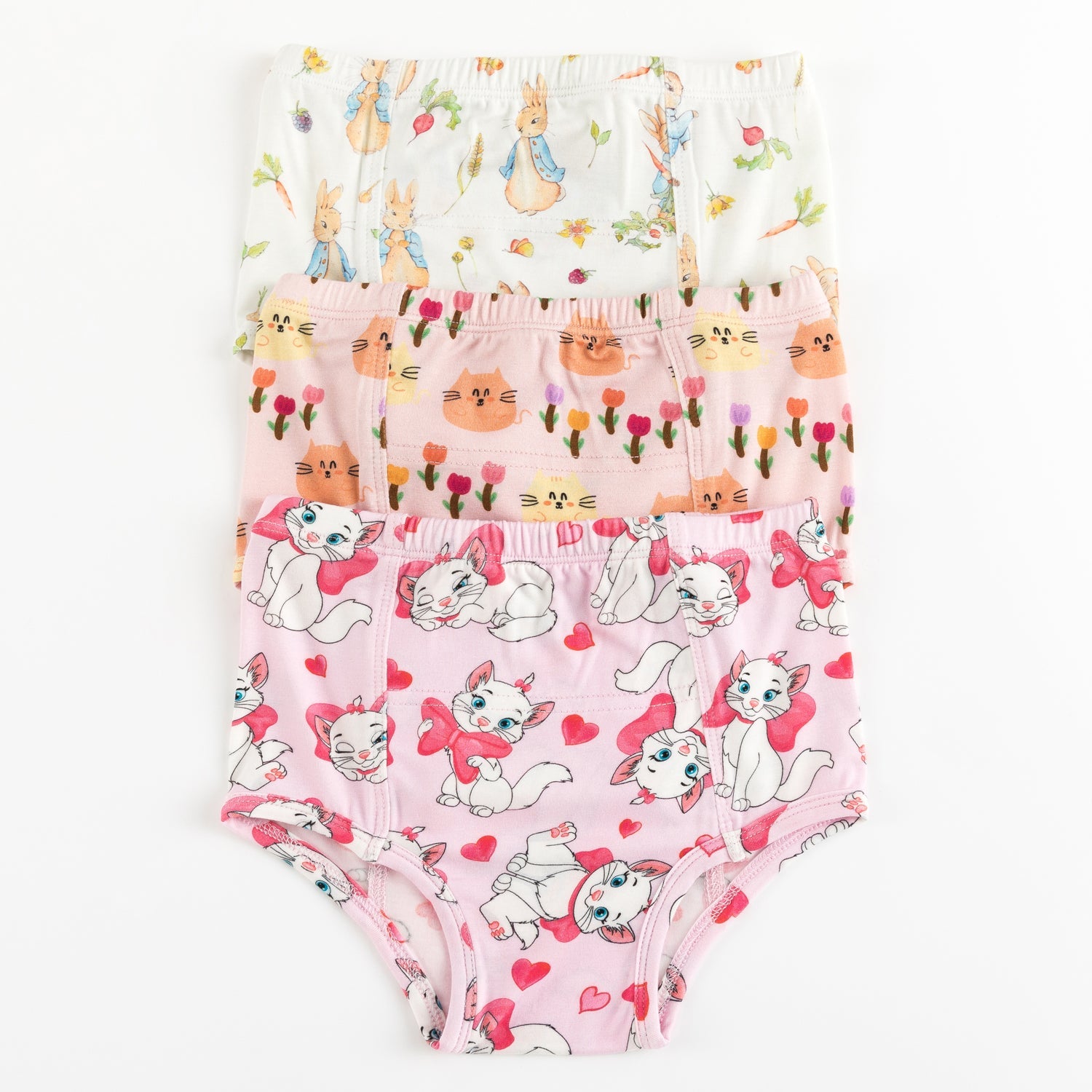 3 Pack Girl's Animal Brief Underwear